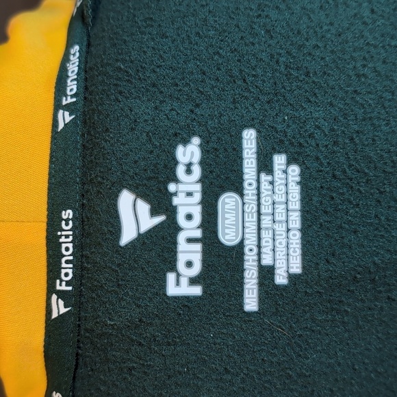 FANATICS GREEN Bay Packers NFL Embroidered Stitched Logo SWEATSHIRT - Picture 12 of 14